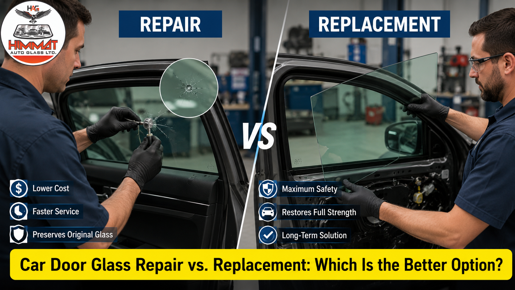 Car Door Glass Repair vs. Replacement: Which Is the Better Option? 
